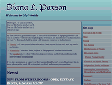 Tablet Screenshot of diana-paxson.com
